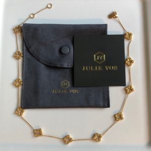 Julie Vos 24K Gold plate Florentine Necklace